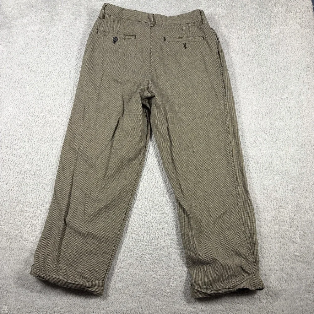 Banana Republic Smithfield Dress Pants Chino Houndstooth Mens 30R